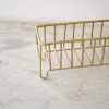 Brass Wire Slender Basket