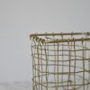 Brass Wire Square Basket