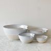 Stoneware Batter Bowls – Set of 4