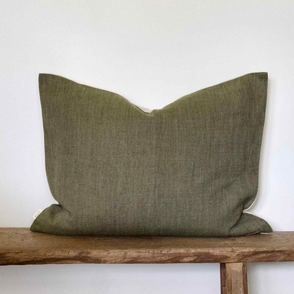 Amano Cushion Cover - Ivy/Natural