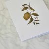 “Gilded Cards” – Lemon Print