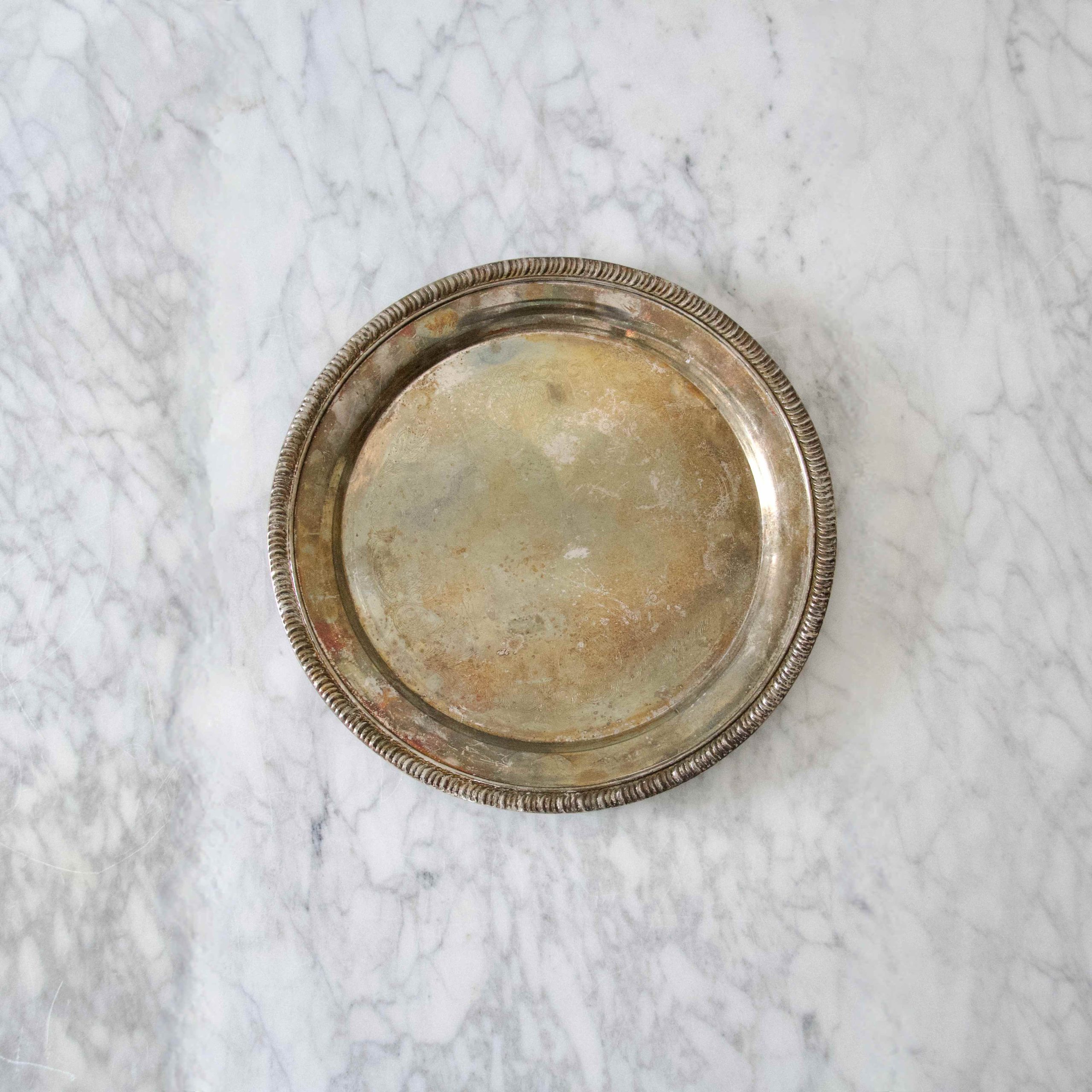 Cullen Vintage Silver Tray