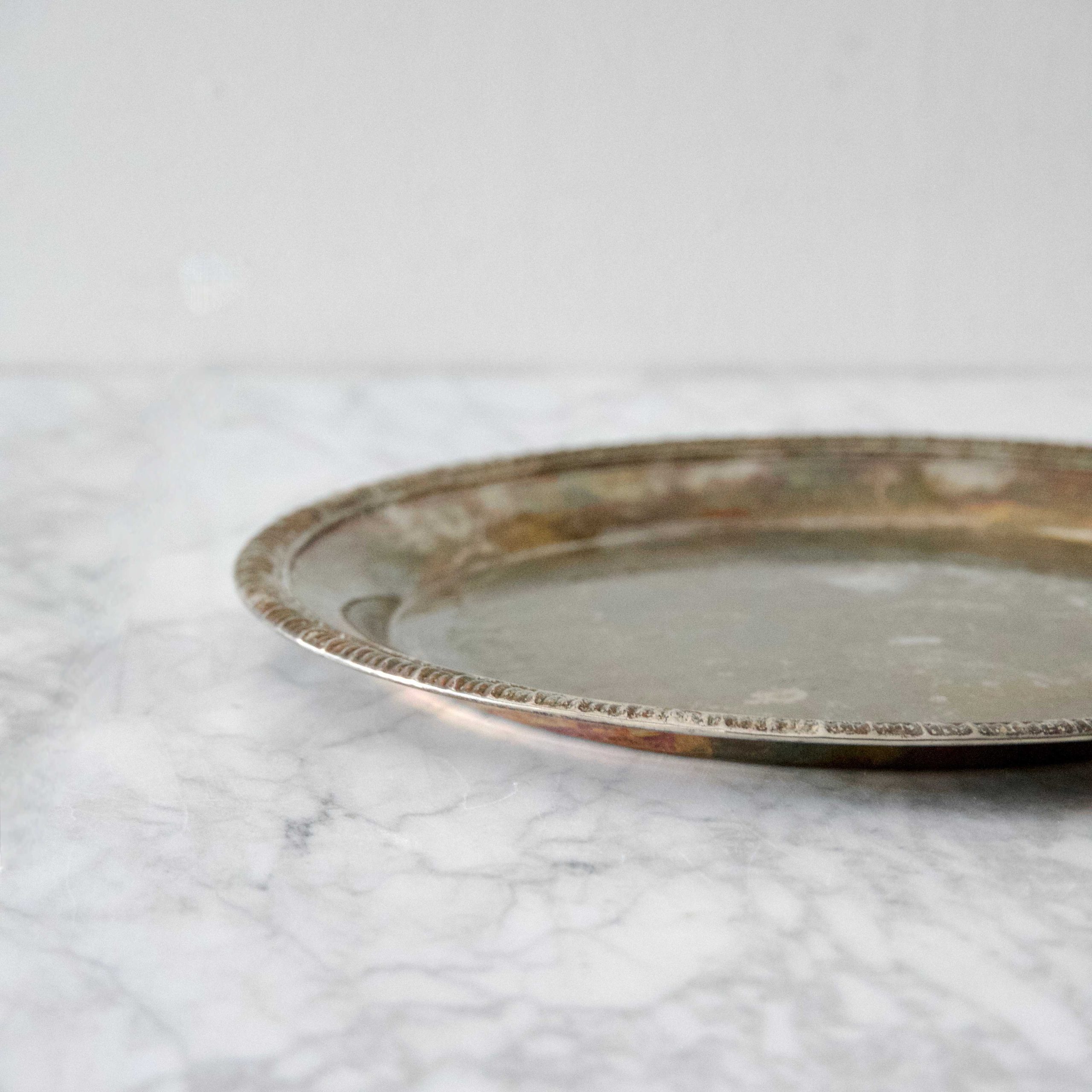 Cullen Vintage Silver Tray