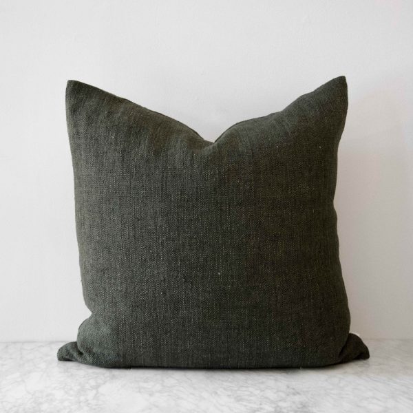 Heavy Linen Cushion Cover - Ivy