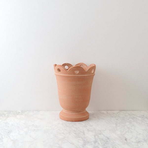 Cassia Footed Pot - Natural Tall