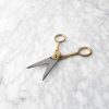 Mini Brass Handle Scissors