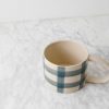 Hand Painted Stoneware Mug – Blue