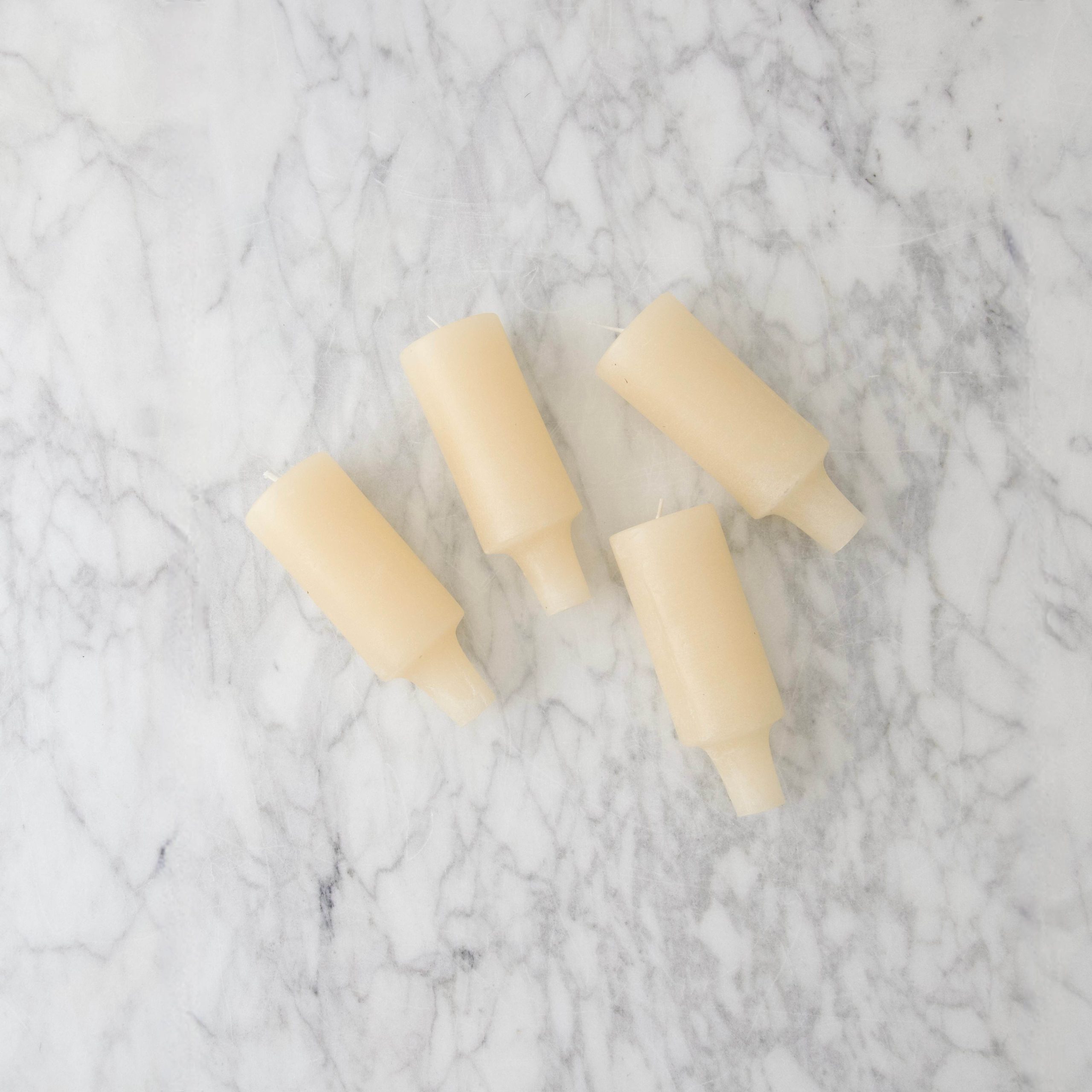 Wine Bottle Taper Candles – Set of 4