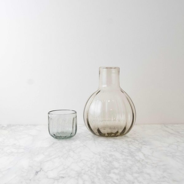 Austin Handblown Fluted Carafe