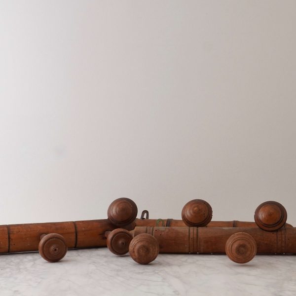 French Antique Triple Coat Hook -