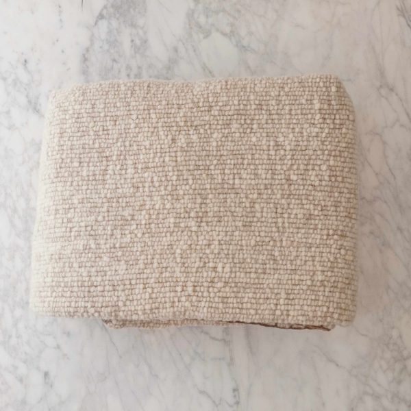 Boucle Throw Blanket - Natural