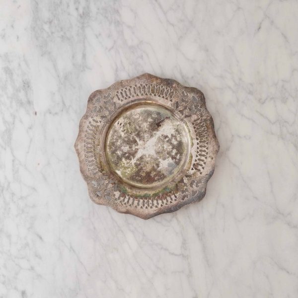 Judy Found Silver Scalloped Dish