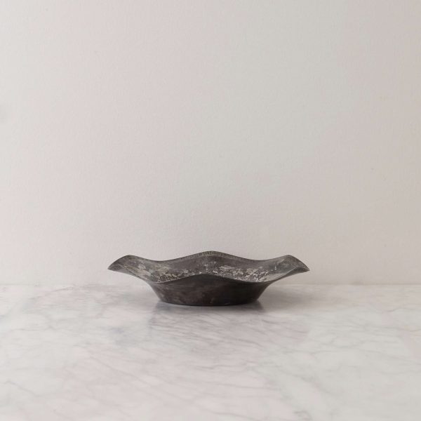 Silvia Found Silver Scalloped Dish