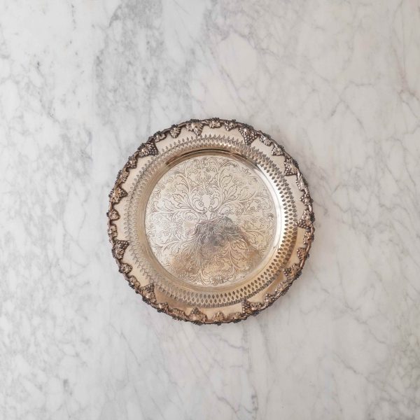 Selma  Vintage Silver Dish