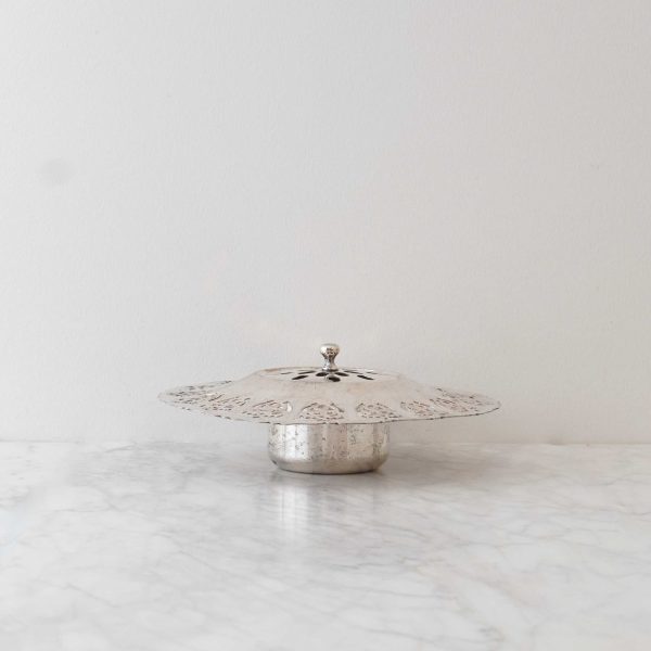 Safia Vintage Silver Lidded Frog