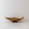 Evelyn Vintage Hammered Brass Bowl