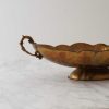Evelyn Vintage Hammered Brass Bowl