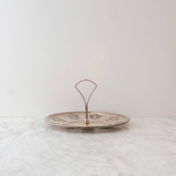 Helena Vintage Silver Platter w/Handle