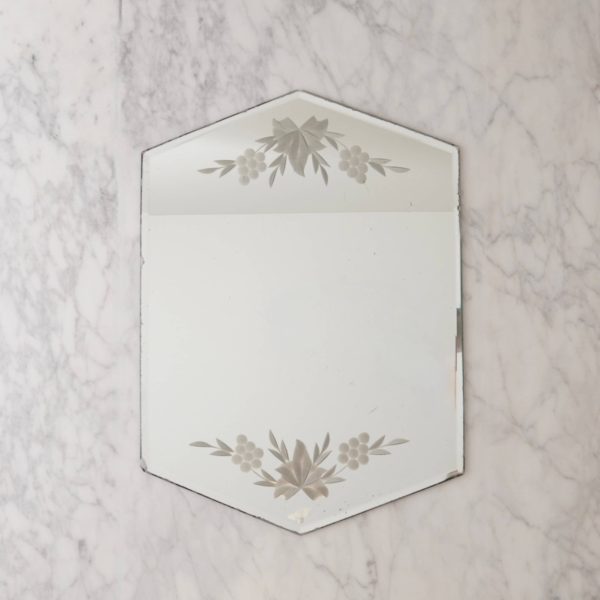 Odette Vintage Etched Mirror