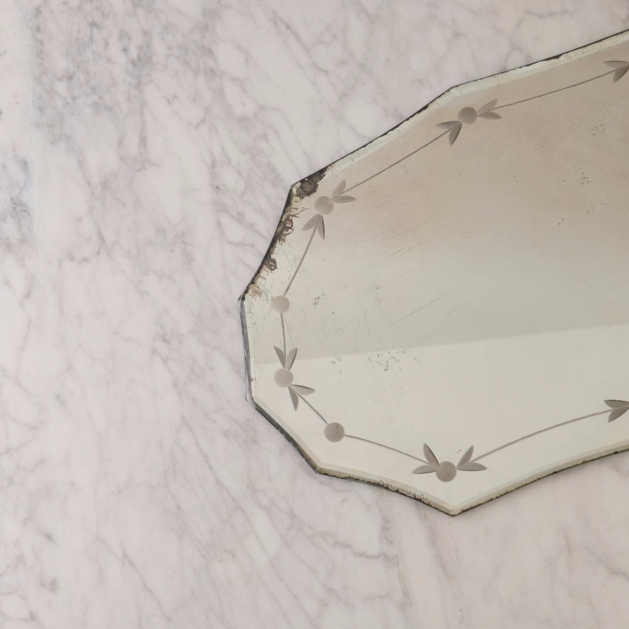 Opal Vintage Etched Mirror