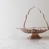 Grace Vintage Silver Basket w/Handle