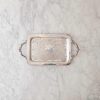 Jillian Vintage Silver Tray w/Handles