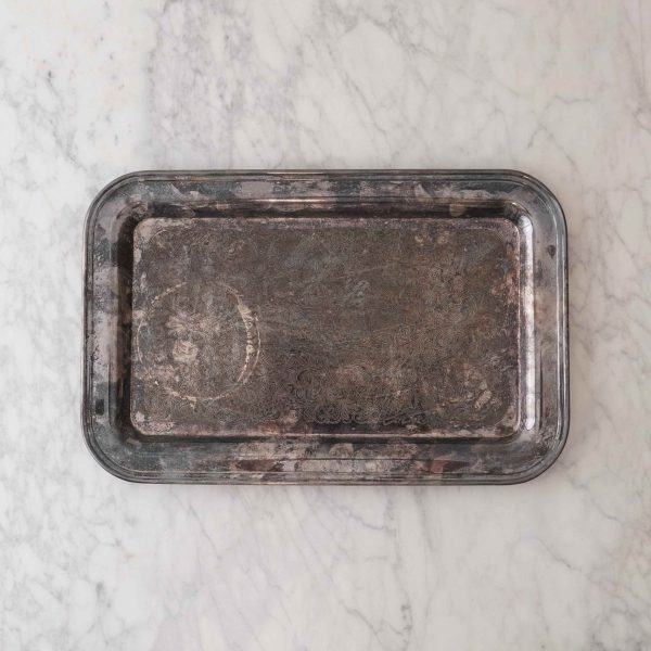 Karlie Vintage Silver Tray