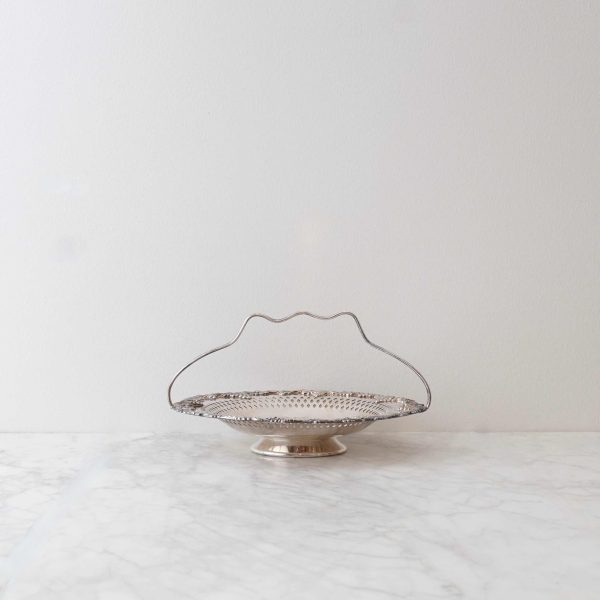 Emery Vintage Silver Footed Dish w/Handle