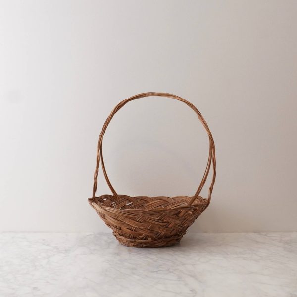 Halle Found Wicker Basket w/Handle