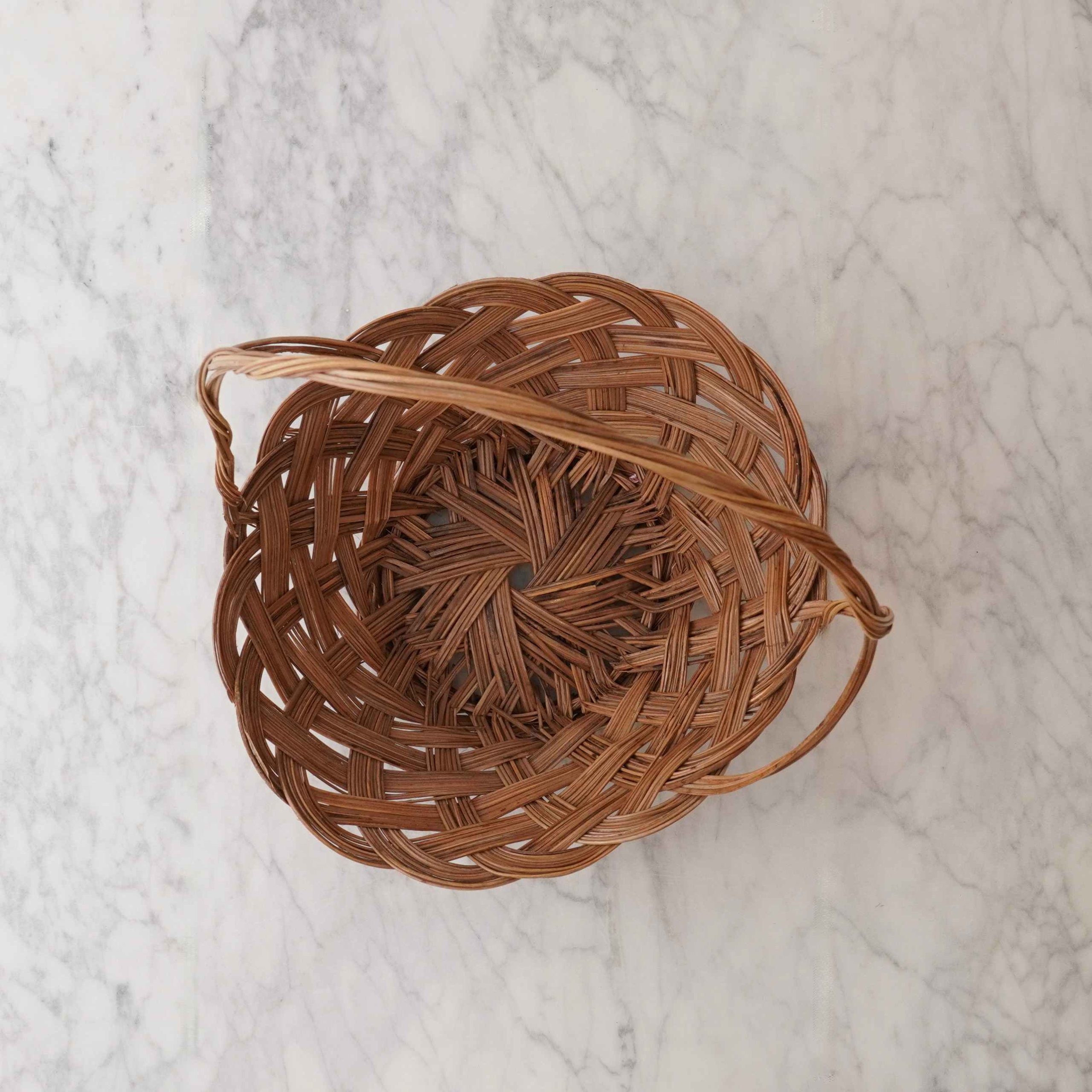 Halle Found Wicker Basket w/Handle
