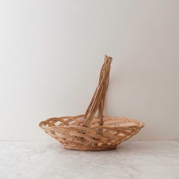 Millie Found Wicker Basket w/Handle