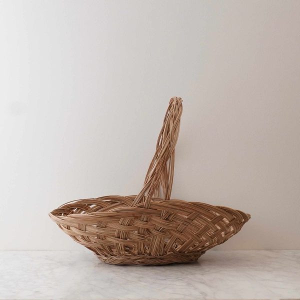 Emily Found Wicker Basket w/Handle