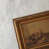 Honour French Antique Artwork w/ Frame c. 1800