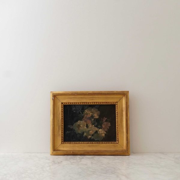 Alouette French Antique Artwork w/ Frame c. 1800