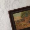 Dimitri French Antique Artwork w/ Frame c. 1940