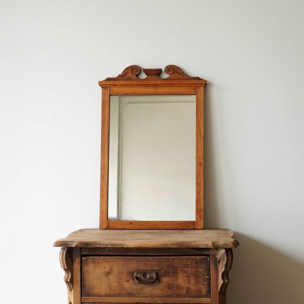 Marina Vintage Wood Mirror