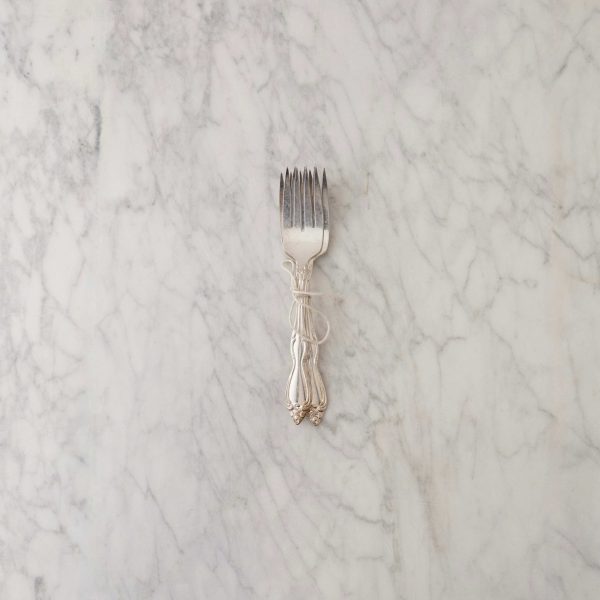 Cecilia Vintage Silver Forks - Set of 3