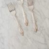Cecilia Vintage Silver Forks – Set of 3