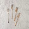 Gia Vintage Assorted Silver Forks – Set of 4