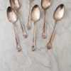 Betty Vintage Silver Mini Spoons – Set of 6