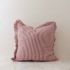 Darcy Striped Ruffle Cushion Cover