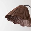 Scalloped Raffia Floor Lamp