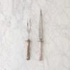 Joel Vintage Silver Carving Set