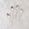 Lottie Vintage Silver Mini Spoons – Set of 4