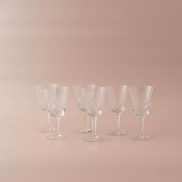 Luanne Vintage Wine Glasses - Set of 6