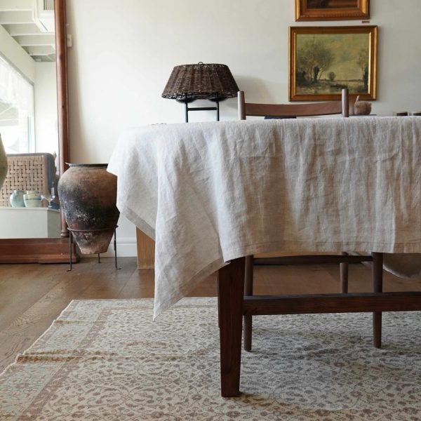 Tabitha Pure Linen Natural Tablecloth -