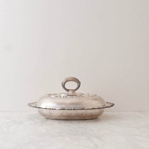 Harper Vintage Silver Dish w/ Lid