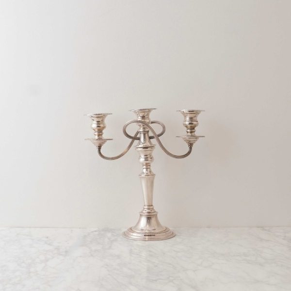Trinity Vintage Silver Candelabra