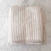 Dove Stripe Linen Sheet Set – King
