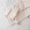 Dove Stripe Linen Sheet Set – King